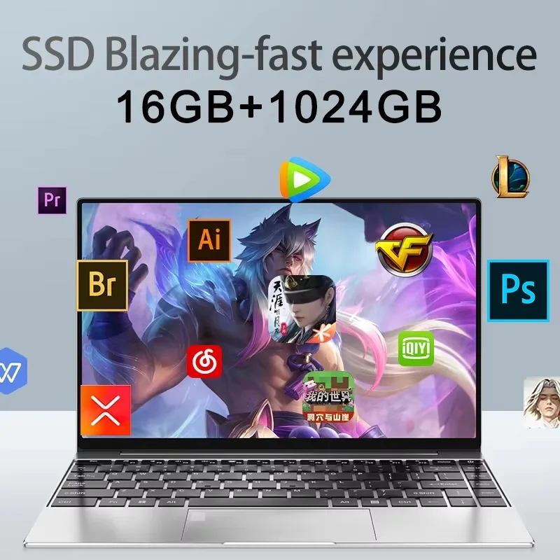 2026 New Laptop 14.1 Inch Wind - огляд і ціна Pc Gaming Intel
