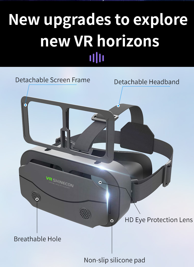 SHINECON 3D Helmet VR Glasses  - огляд і ціна Vr Headset Pc