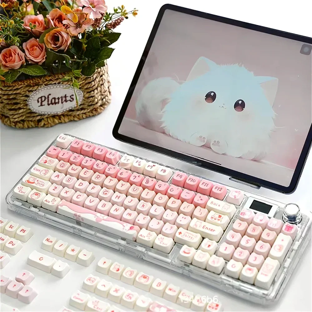 Pink Kitten Keycap, Cat Head S - огляд і ціна Pc Gaming Pink