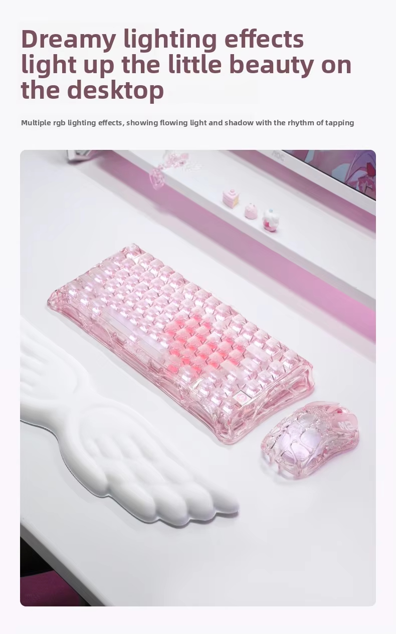 K1 LITE JELLY PINK Mechanical  - огляд і ціна Pc Gaming Pink